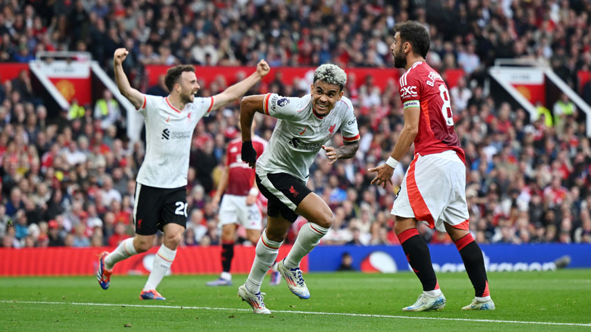 พรีเมียร์ลีกอังกฤษ : แมนเชสเตอร์ยูไนเต็ด VS ลิเวอร์พูล